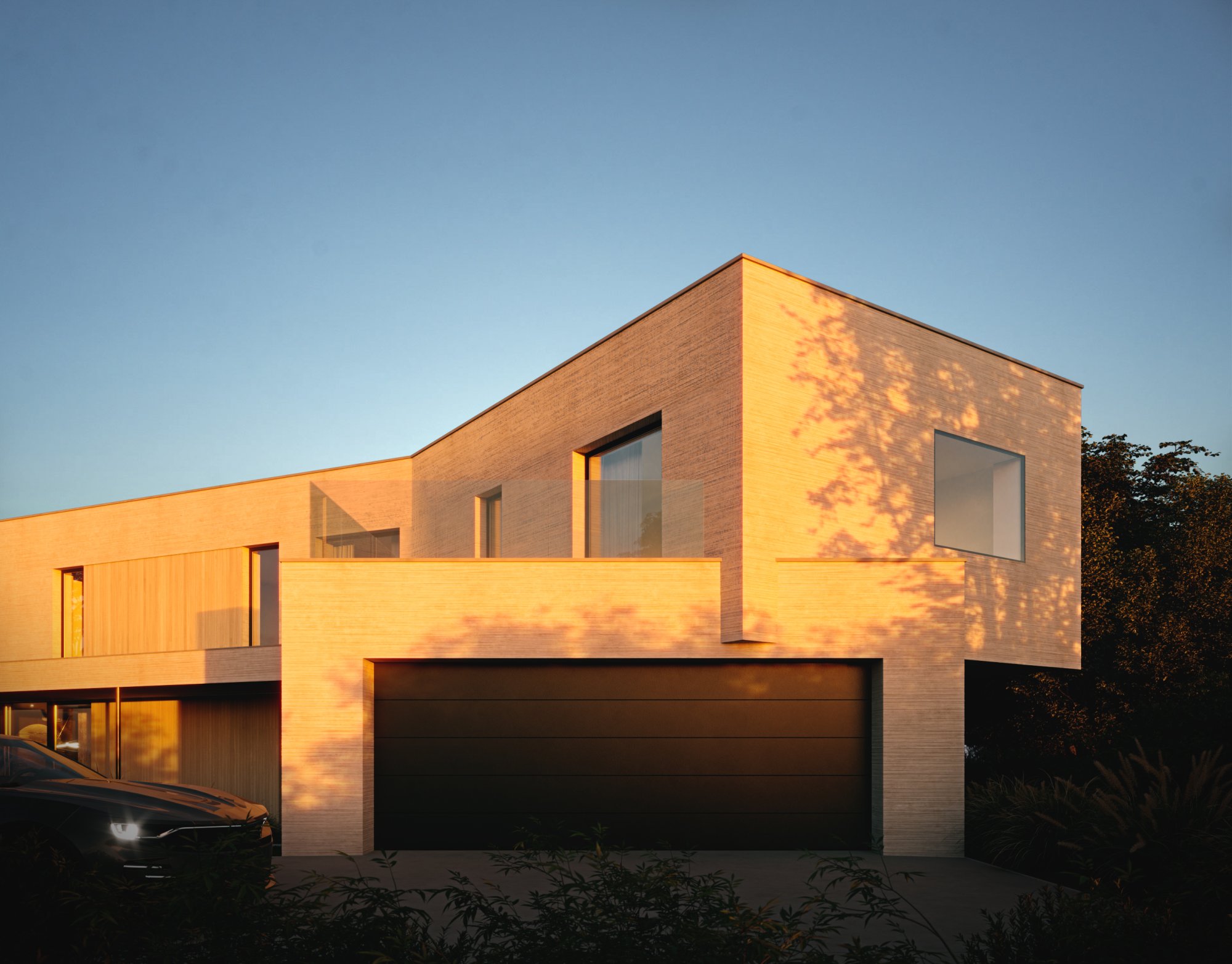 Netradiční moderní rodinný dům nedaleko Bratislavy | Architektúra