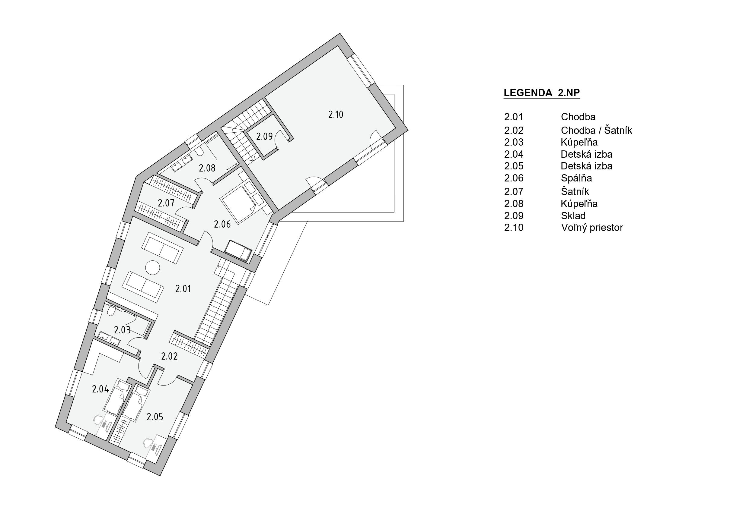 atypický rodinný dom